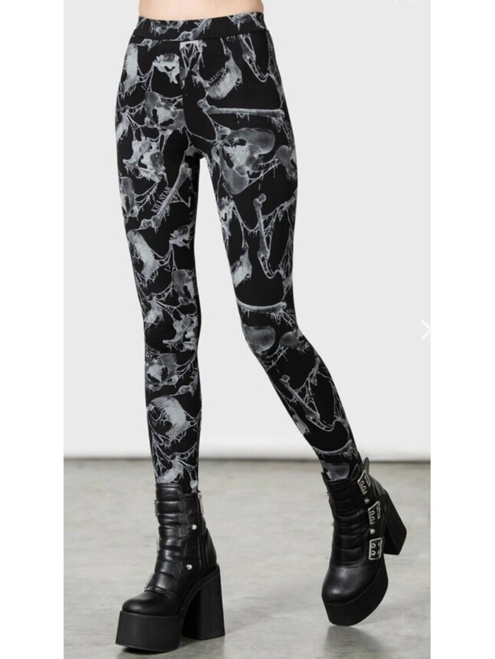 Killstar Mandeble Leggings Trousers Pants Women's Size XS NEW With Tags
